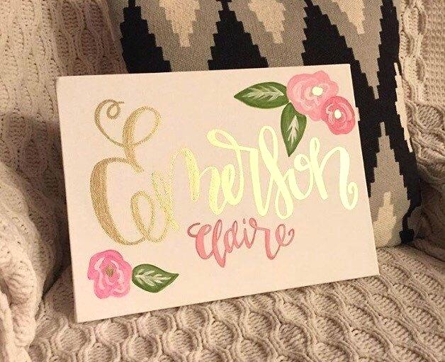 628x511 Custom Name Wall Art Best Name Canvas Ideas On Love Canvas - Custom Name Painting