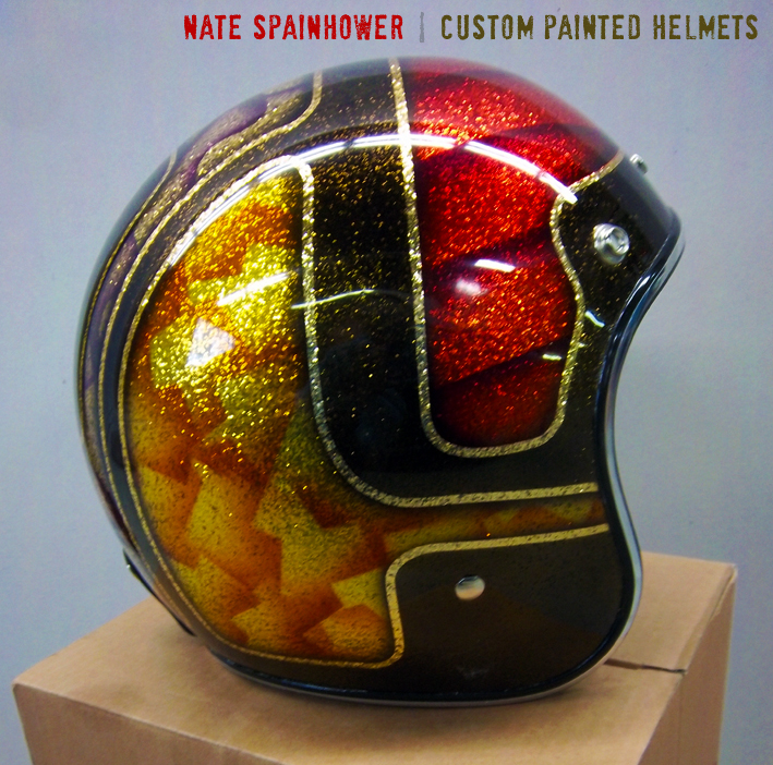 709x702 Nate Spainhower Custom Painted Helmets And The Gitmos - Custom Painting From Photo