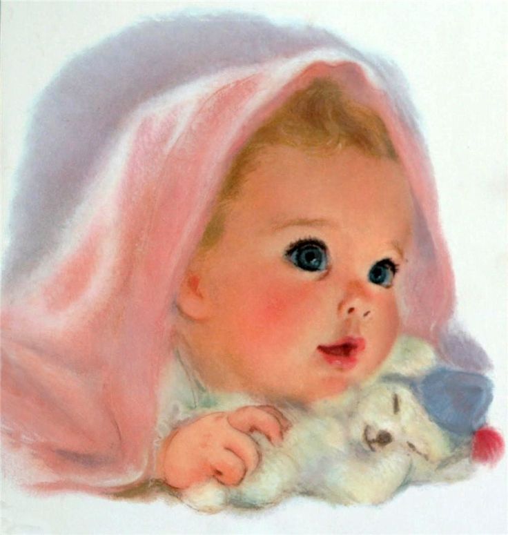 736x775 Charlotte Becker (45 - Cute Baby Painting