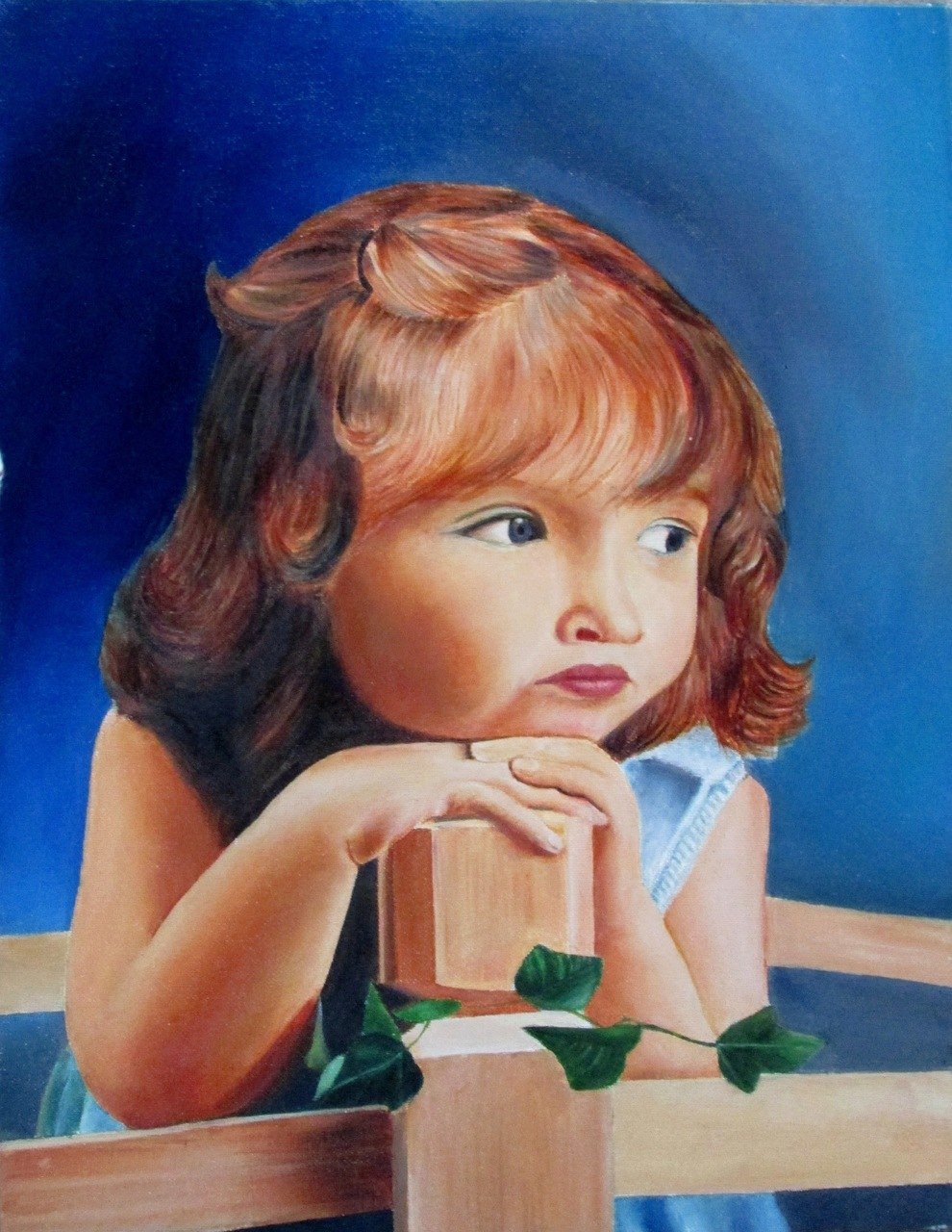 990x1280 Buy Linger Handmade Painting By Ratul Das. Codeart 3144 21085 - Cute Baby Painting