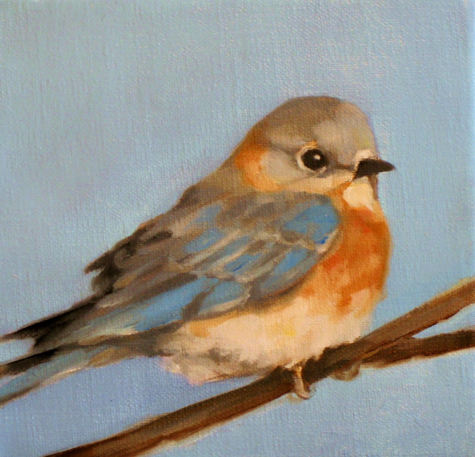 1600x1537 Cute Bird Cuadros Y Laminas Bird, Paintings - Cute Bird Painting