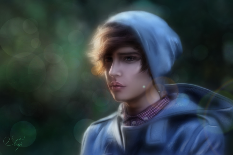 900x600 Boy Cute Picture - Cute Boy Painting