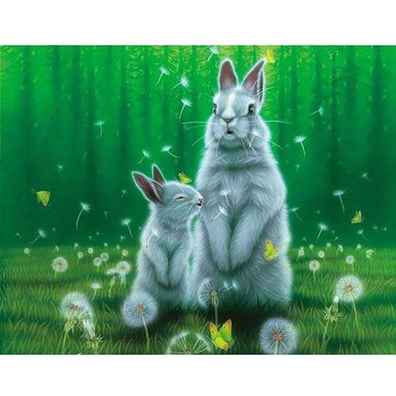 800x800 Cute Bunny - Cute Bunny Painting