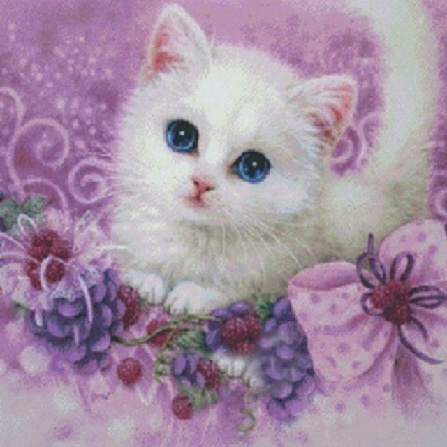 Cute Cat Painting at PaintingValley.com | Explore collection of Cute ...