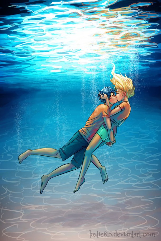 610x915 Couple, Cute, Drawing, Kiss - Cute Couple Painting