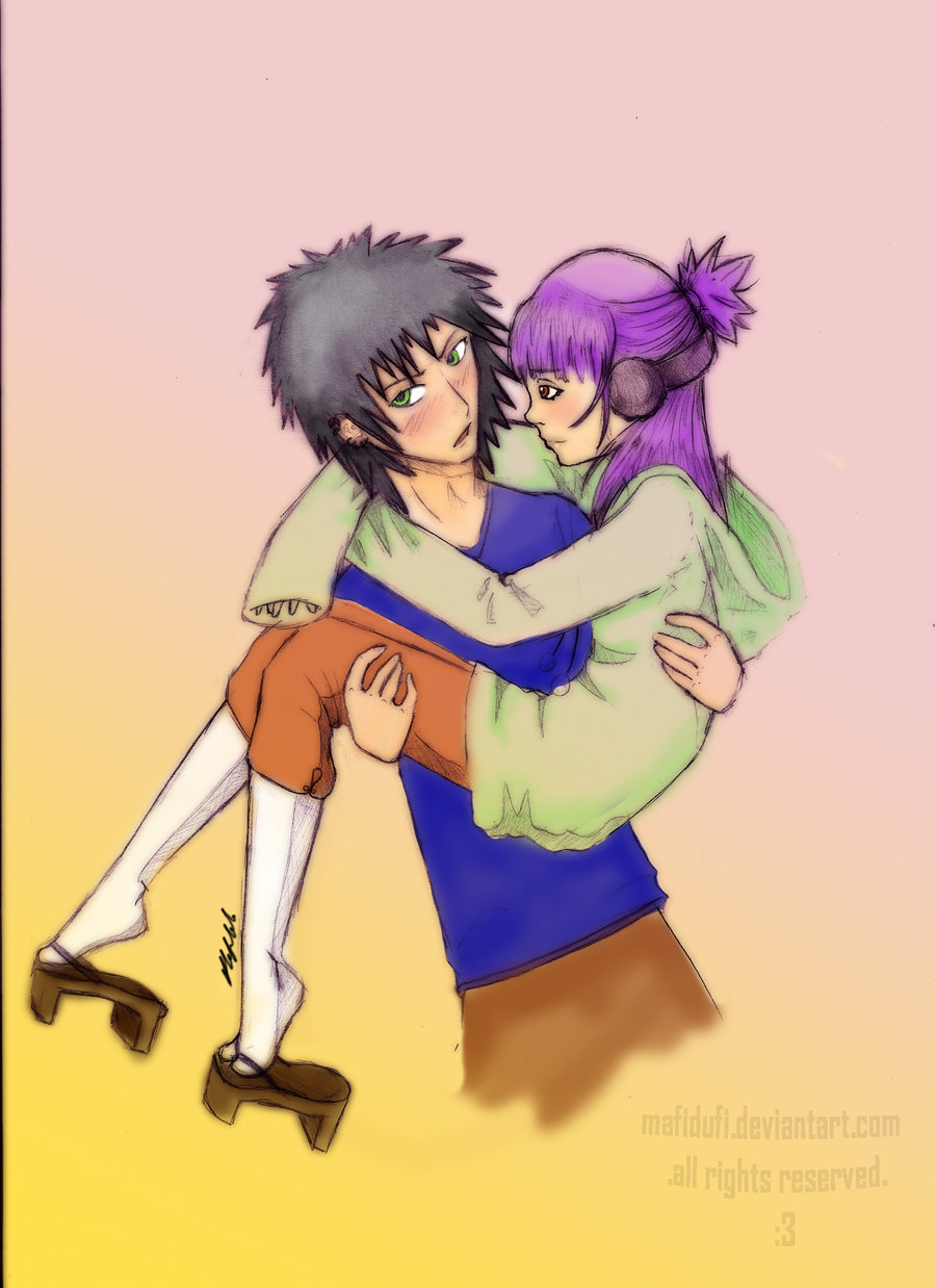 900x1238 Cute Couple Digital By Mafidufi - Cute Couple Painting