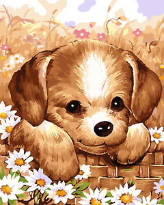 Cute Dog Painting