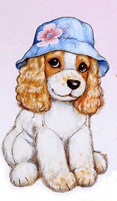 229x394 Cat And Dog Were Neighbors Artist Jenny Newland. Discussion - Cute Dog Painting