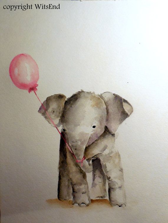 Cute Elephant Painting