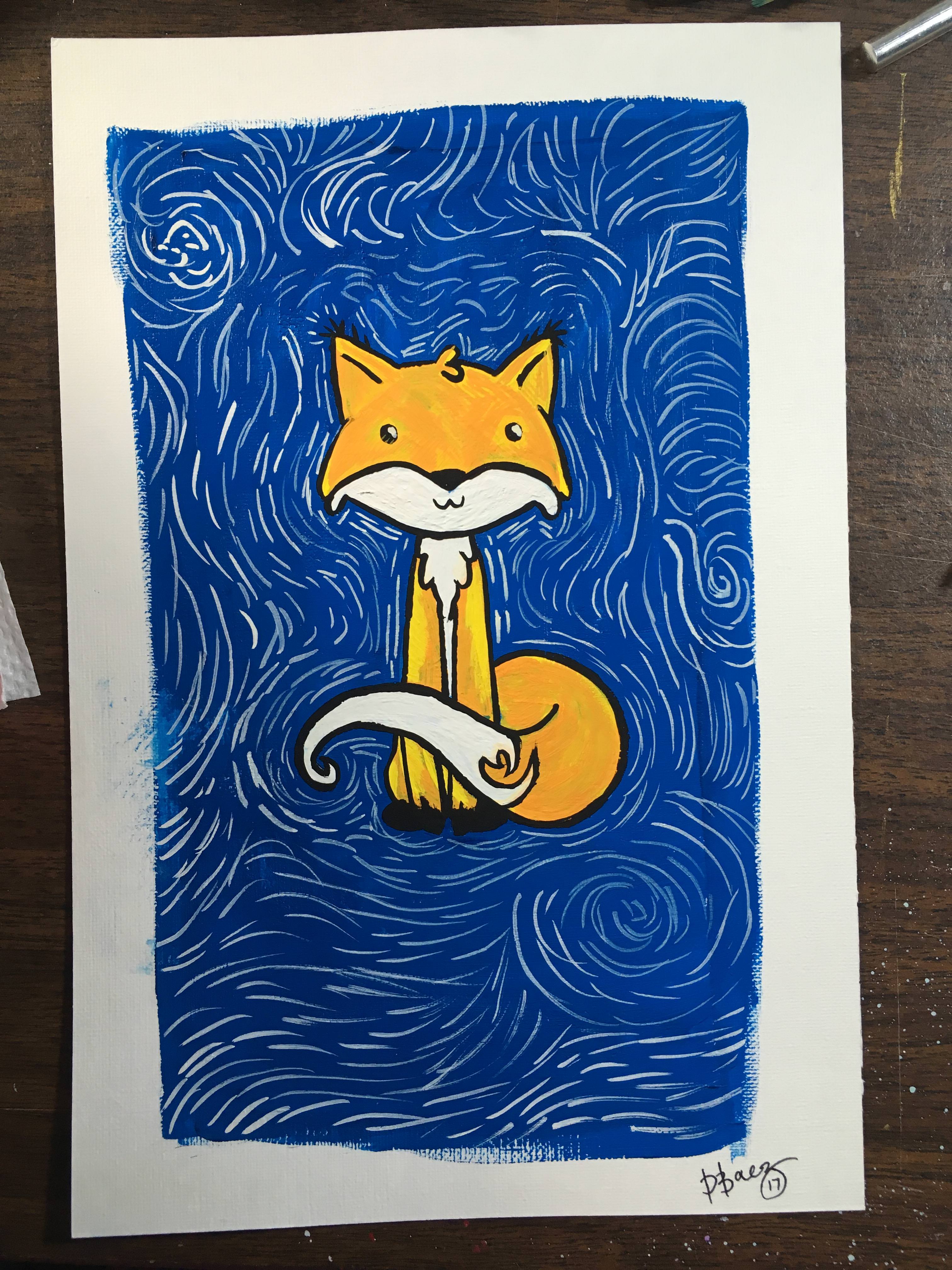 3024x4032 Cute Fox Painting - Cute Fox Painting