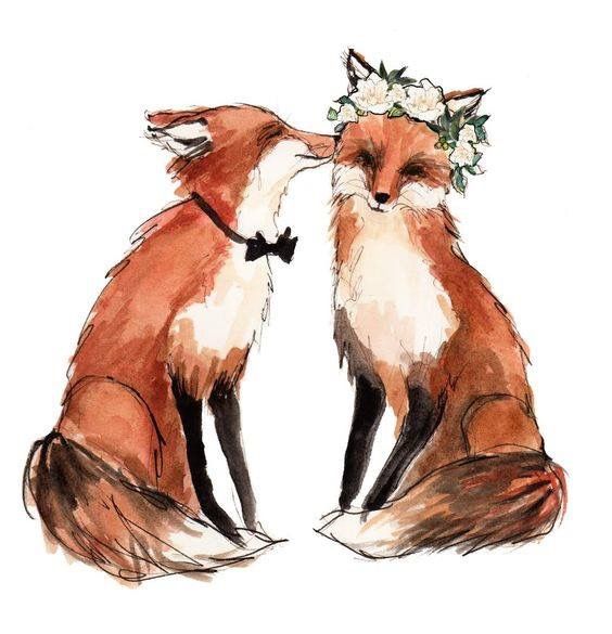 564x585 Dunno Who Drew. Cute Feeling Foxy Foxes, Painting - Cute Fox Painting