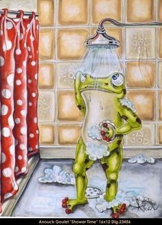 236x327 Pin By - Cute Frog Painting