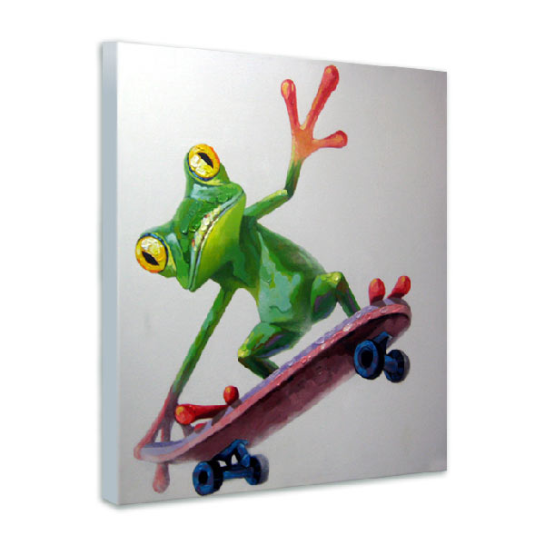 600x600 Tokyo Art Lab.inc. Rakuten Global Market Painting Framed Large - Cute Frog Painting