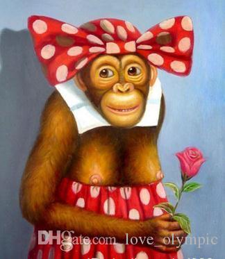Cute Monkey Painting