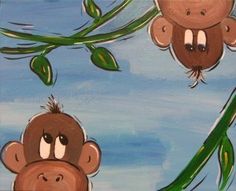 236x191 Monkey Painting Rousseau Monkey, Paintings - Cute Monkey Painting
