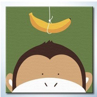 315x318 Cute Animal Design Monkey Paintworks Diy Oil Painting - Cute Monkey Painting