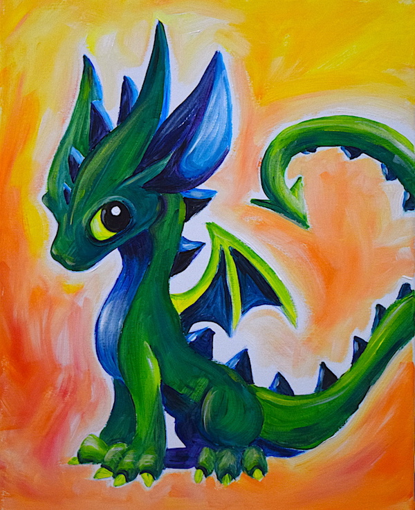 600x738 Paintings Paint Monkey - Cute Painting