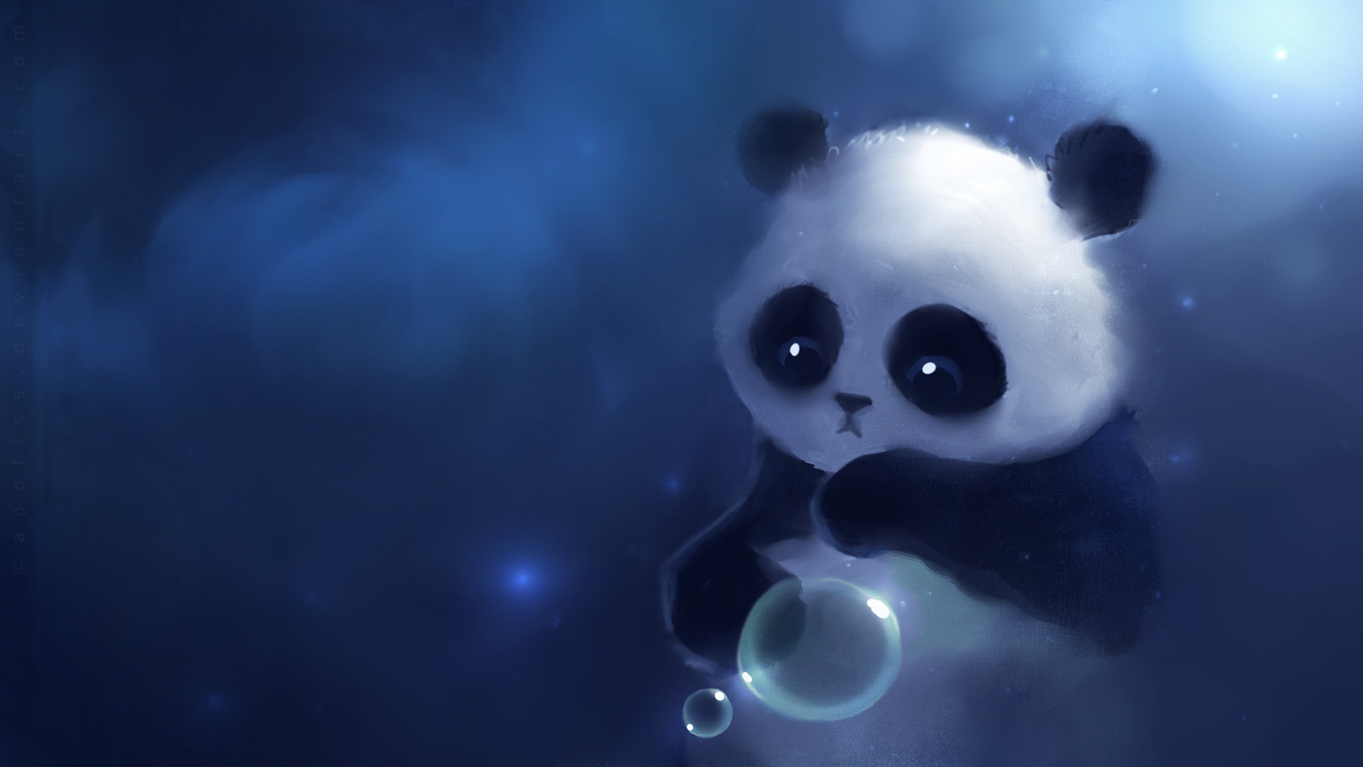 1920x1080 Cute Panda Painting - Cute Panda Painting