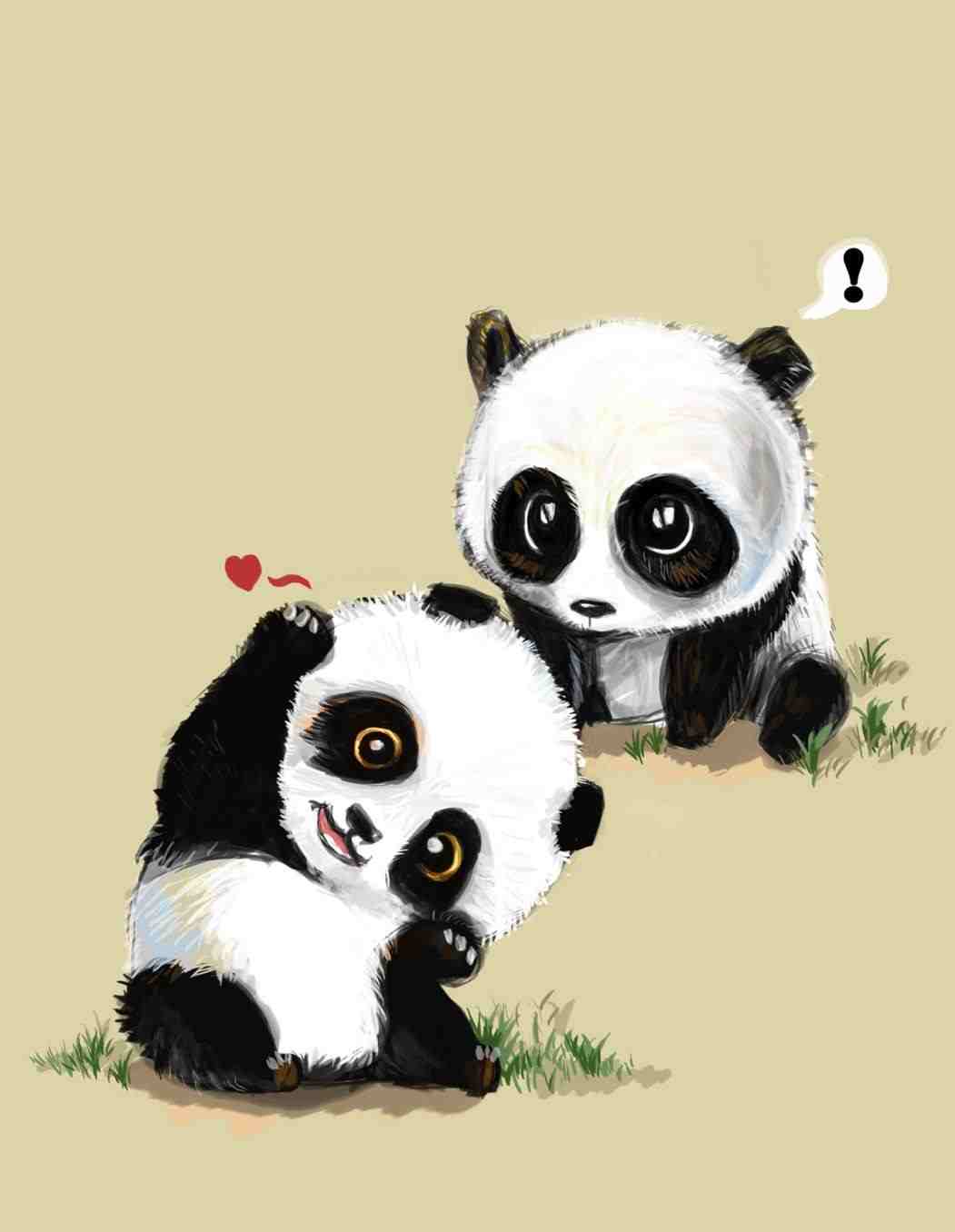 1051x1356 Nature Windows Rhcom Painted Pattern Soft - Cute Panda Painting