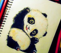 215x185 Panda Bear Images - Cute Panda Painting