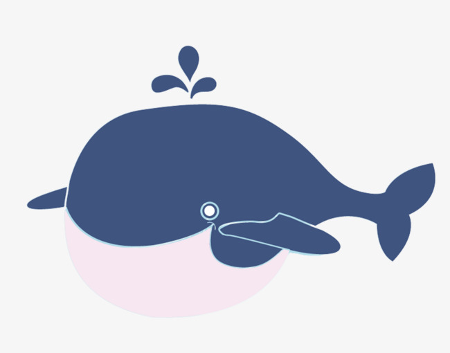 650x510 Cute Whale, Lovely, Whale, Hand Painted Png Image And Clipart - Cute Whale Painting