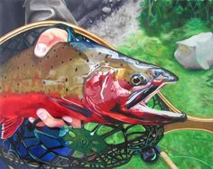 Cutthroat Trout Painting