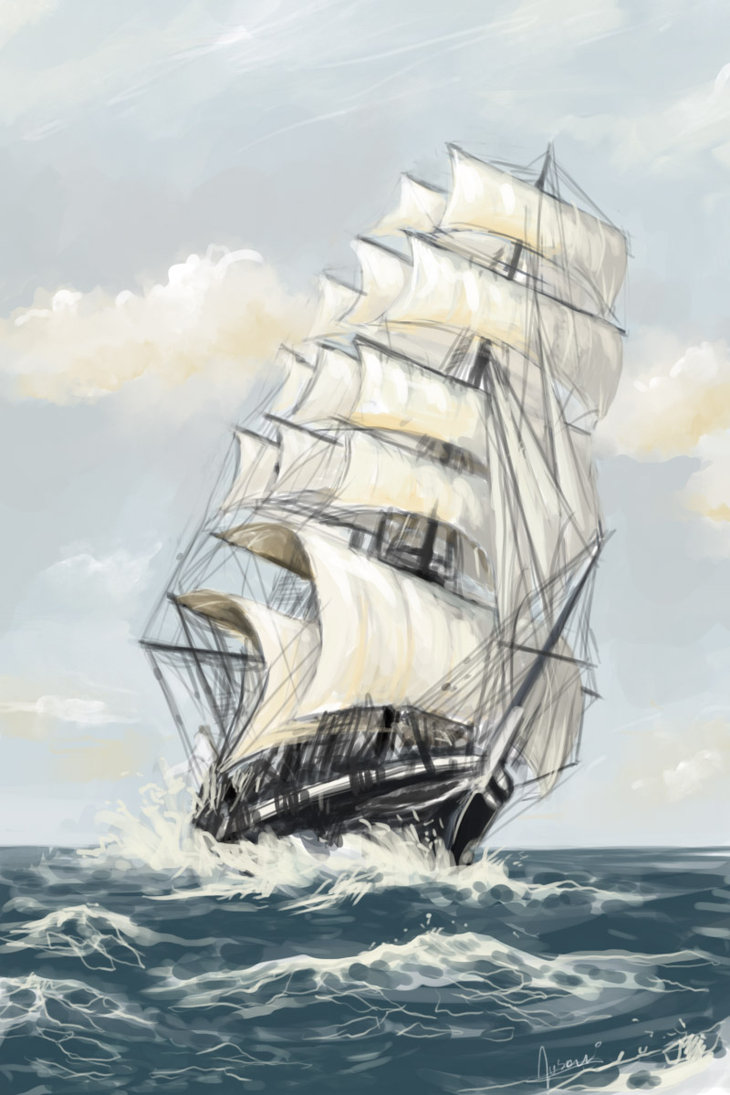 730x1095 Cutty Sark Speedpaint By Devjohnson - Cutty Sark Painting