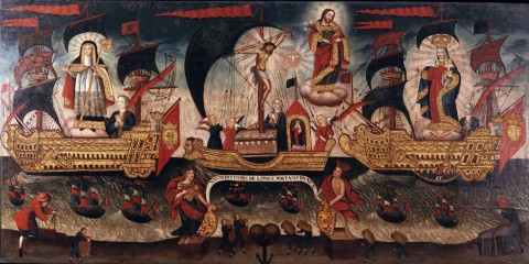 480x240 Pada Member Robert Simon Fine Art Peruvian, Cuzco School - Cuzco School Painting