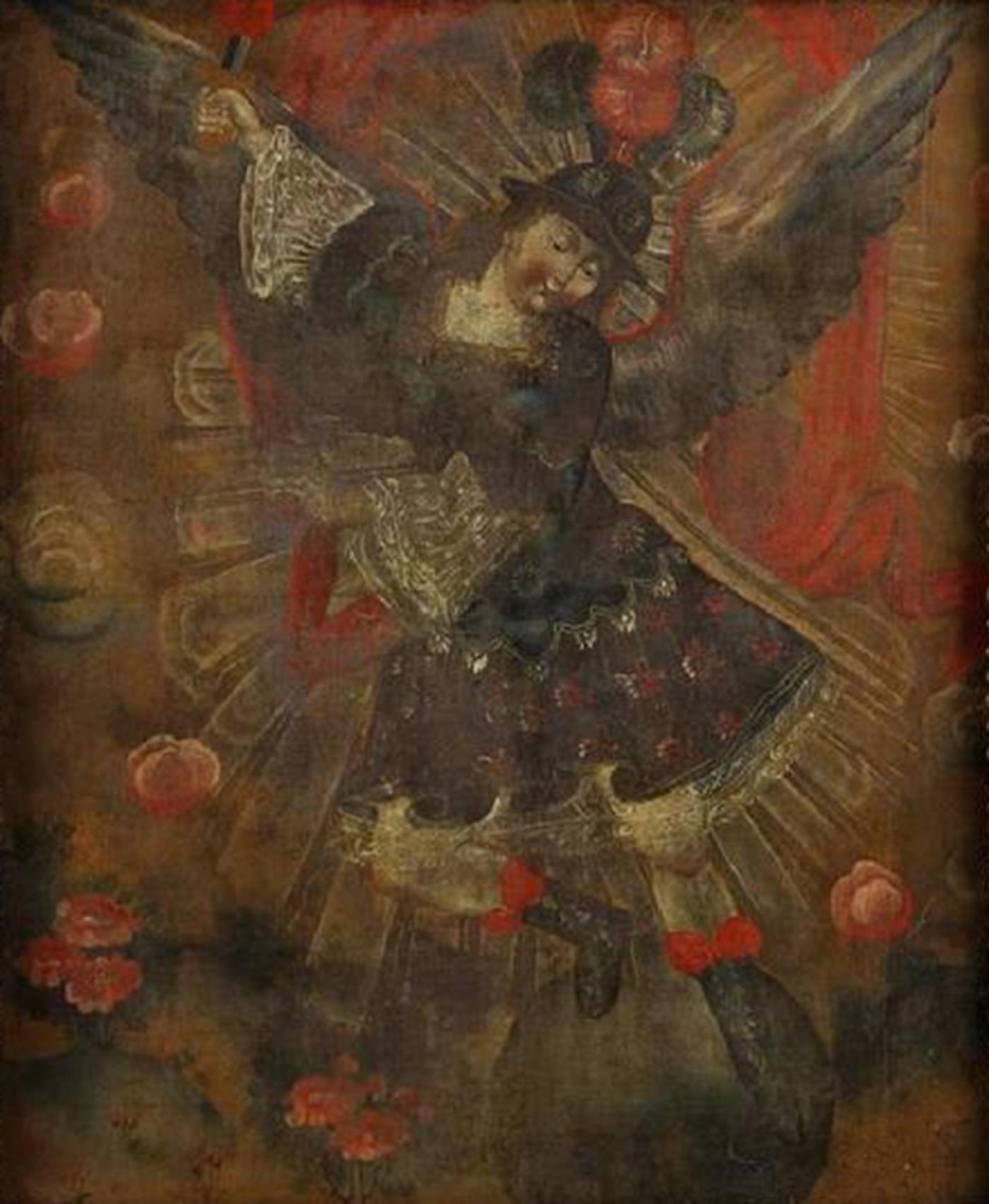 1400x1703 Antique Spanish Colonial Painting Cuzco School - Cuzco School Painting