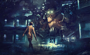 300x185 Cyberpunk Paintings Fine Art America - Cyberpunk Painting