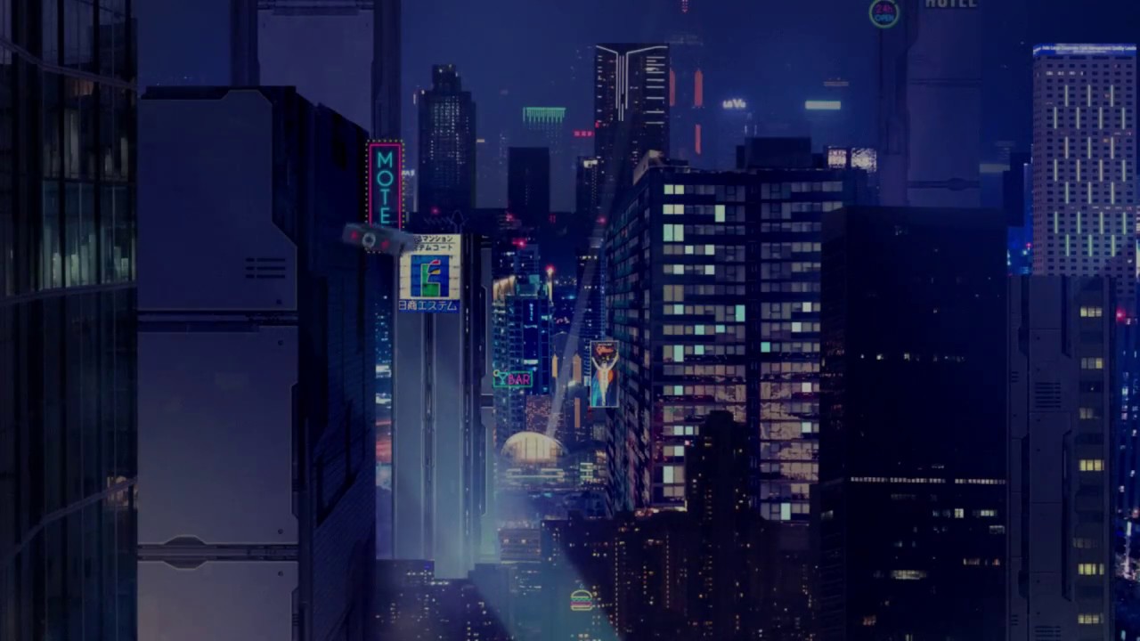 1280x720 Cyberpunk Matte Painting Tribute To Hibernal - Cyberpunk Painting