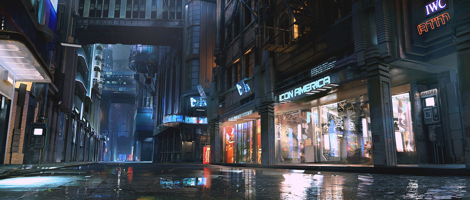 1600x682 Cyberpunk Digitalart.io - Cyberpunk Painting