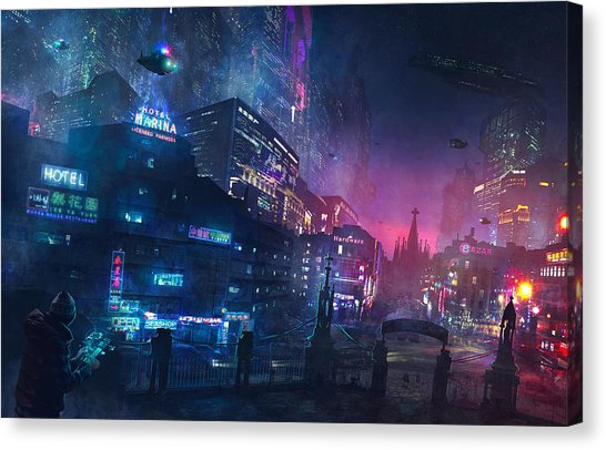 546x406 Cyberpunk Art Fine Art America - Cyberpunk Painting