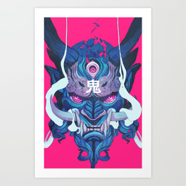 264x264 Cyberpunk Art Prints Society6 - Cyberpunk Painting