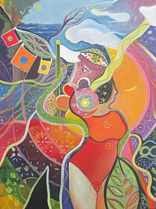 224x300 Human Life Cycle Paintings Fine Art America - Cycle Of Life Painting