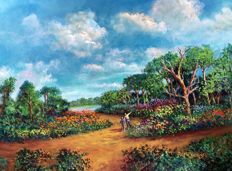 770x568 Saatchi Art The Cycle Of Life Painting By Randy Burns - Cycle Of Life Painting