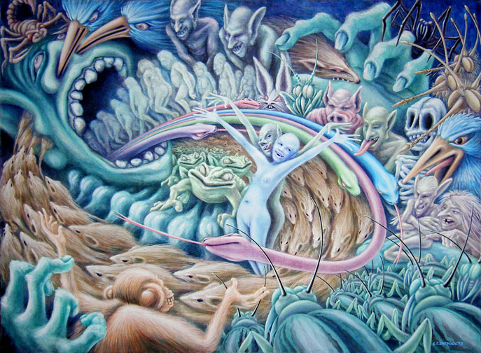 687x504 What Cycle Of Life - Cycle Of Life Painting