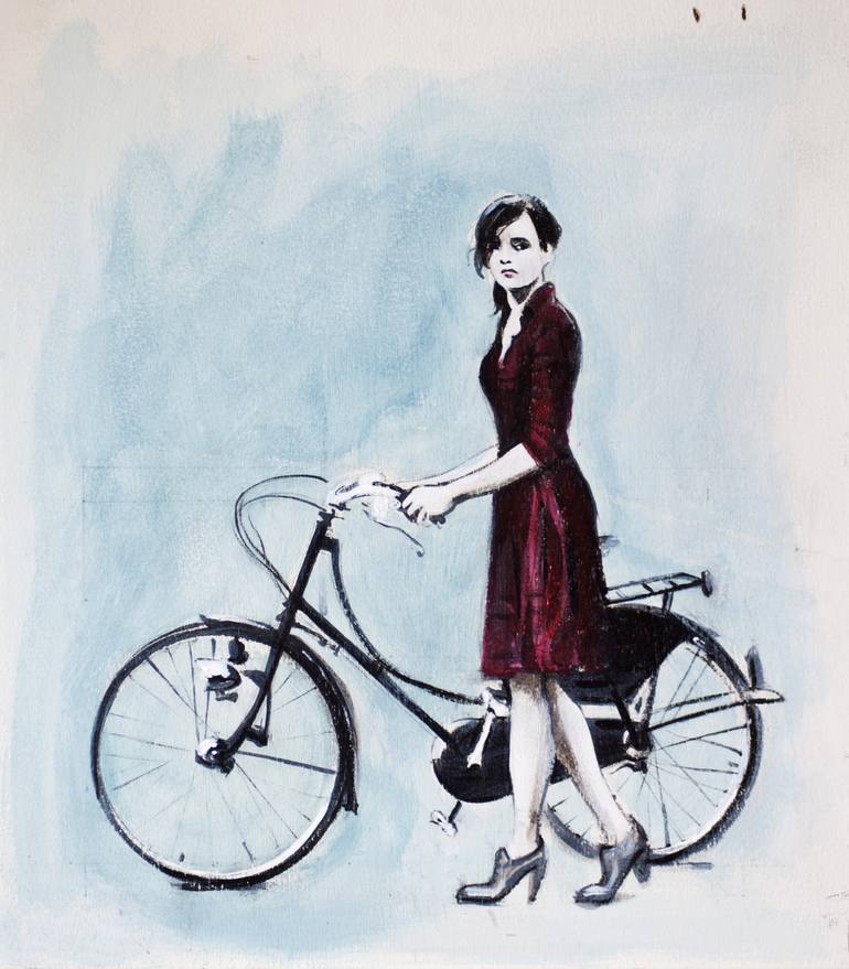 770x879 Saatchi Art Cycle Painting By Simon Vine - Cycle Painting