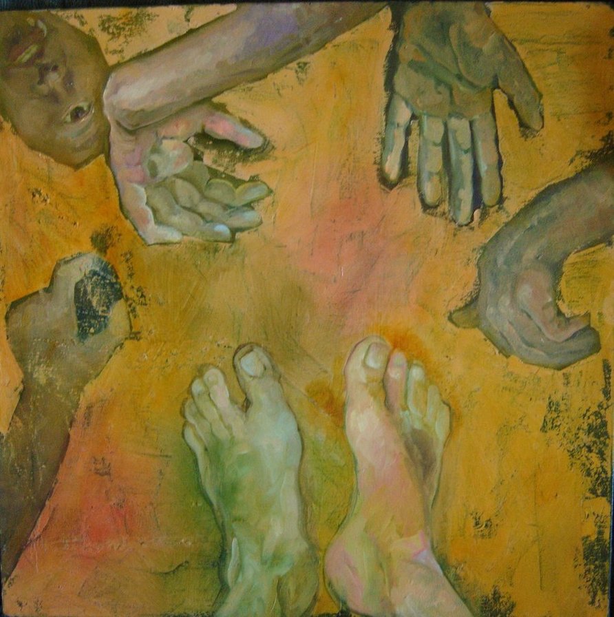 892x896 Hands Feet And Cyclops By Laurawilde - Cyclops Painting