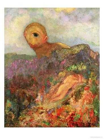 366x488 The Cyclops, Circa 1914 Giclee Print By Odilon Redon - Cyclops Painting