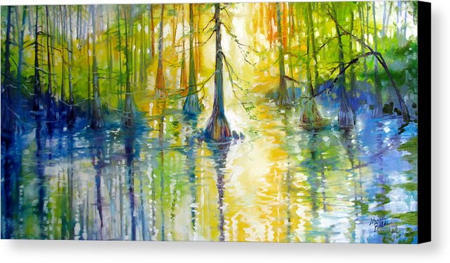 642x376 Cypress Bayou Wetlands Canvas Print Canvas Art By Marcia Baldwin - Cypress Bayou Painting
