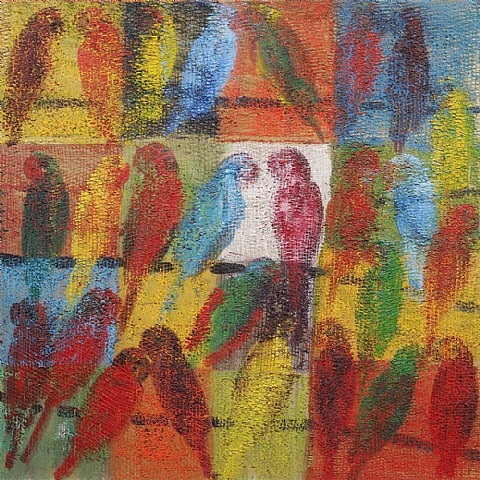 480x480 Lories X Cypress Bayou By Hunt Slonem On Artnet - Cypress Bayou Painting