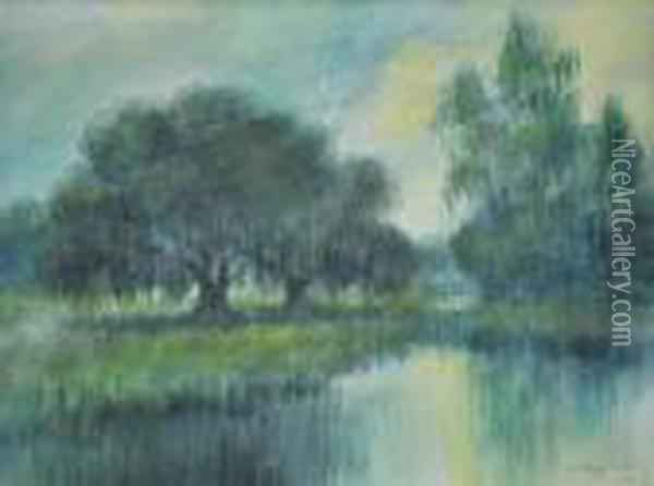 Cypress Bayou Painting at PaintingValley.com | Explore collection of ...