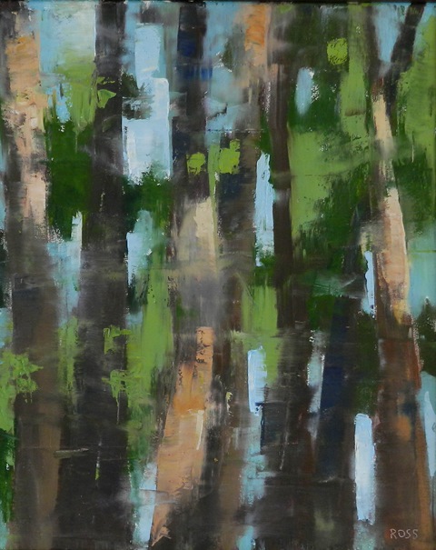 480x605 Robert Ross - Cypress Bayou Painting