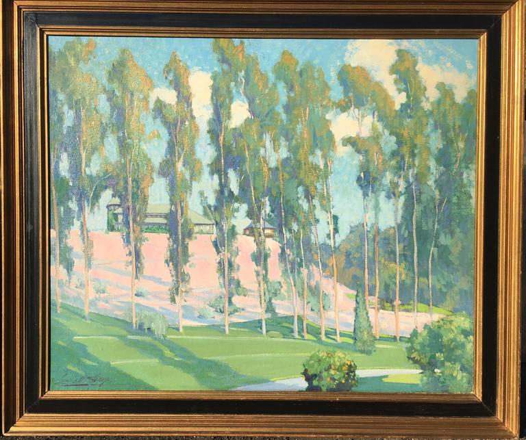 768x643 Louis H. Sharp - Cypress Painting