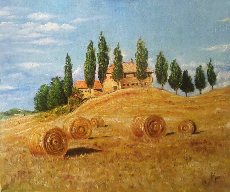 770x644 Saatchi Art Cypress Painting By Irina Sekacheva - Cypress Painting