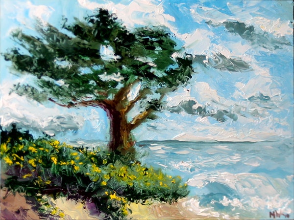 600x450 Mark Webster - Cypress Tree Painting