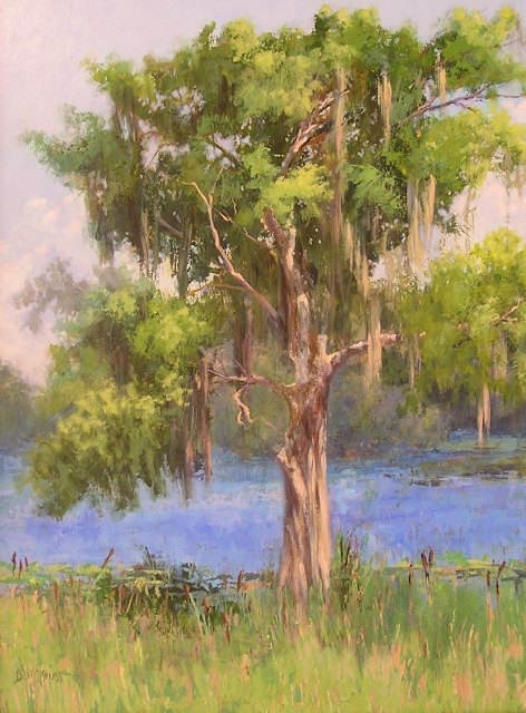 472x640 Cypress Tree Paintings - Cypress Tree Painting