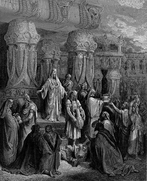 513x631 Gustave Dore's Painting Of Cyrus The Great Restoring The Sacred - Cyrus The Great Painting