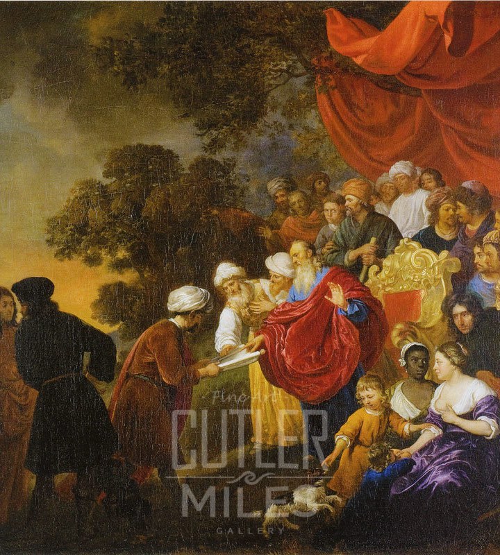 720x800 Zerubbabel Displays A Plan Of Jerusalem To Cyrus The Great 1 By - Cyrus The Great Painting